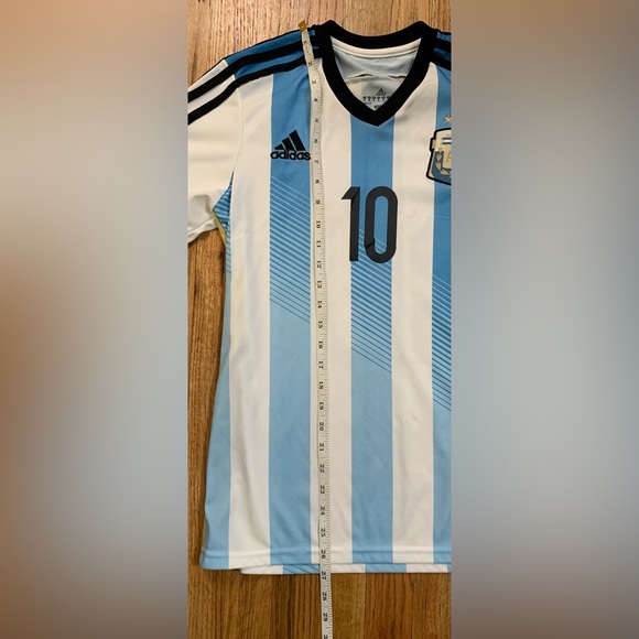Lionel Messi Argentina Jersey #10 Adidas - 2014 World Cup - Size Small - Picture 7 of 7